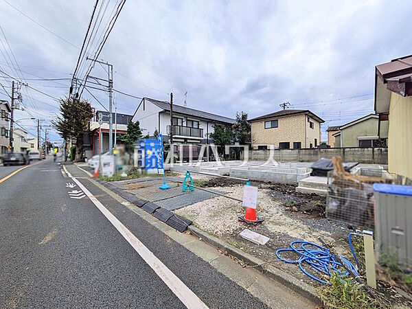 接道状況および現場風景　【三鷹市大沢3丁目】