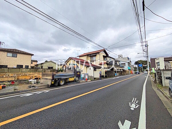 接道状況および現場風景　【三鷹市大沢3丁目】