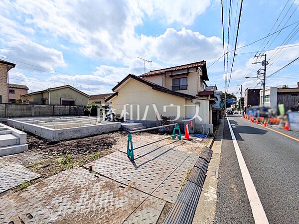 接道状況および現場風景　【三鷹市大沢3丁目】