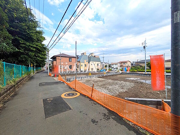 接道状況および現場風景　【府中市清水が丘2丁目】
