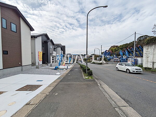 接道状況および現場風景　【八王子市兵衛2丁目】