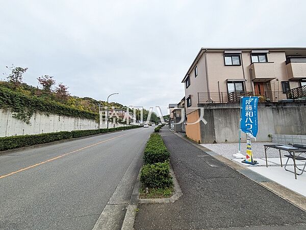 接道状況および現場風景　【八王子市兵衛2丁目】