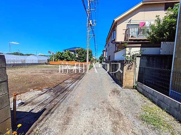 接道状況および現場風景　【小金井市東町2丁目】