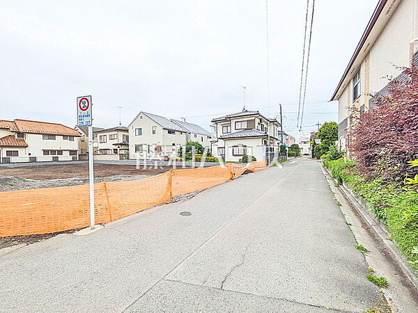 接道状況および現場風景　【小平市上水南町2丁目】