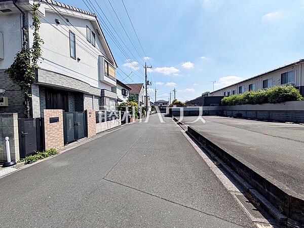接道状況および現場風景　【小平市上水南町2丁目】