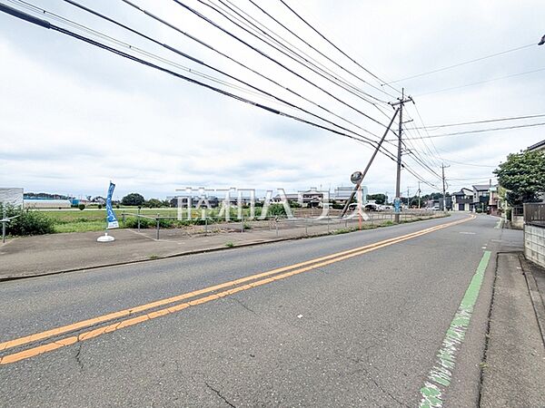 接道状況および現場風景　【清瀬市下清戸4丁目】