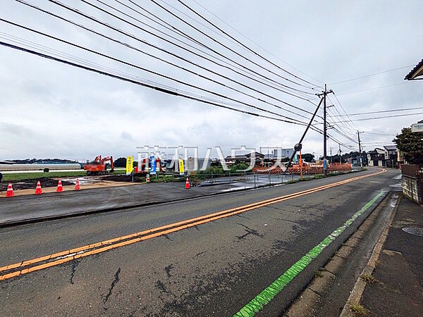接道状況および現場風景　【清瀬市下清戸4丁目】