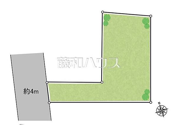 全体区画図　【三鷹市中原1丁目】