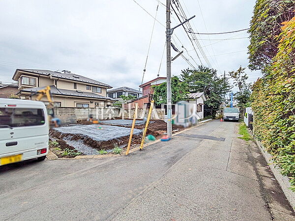 接道状況および現場風景　【小平市花小金井南町3丁目】