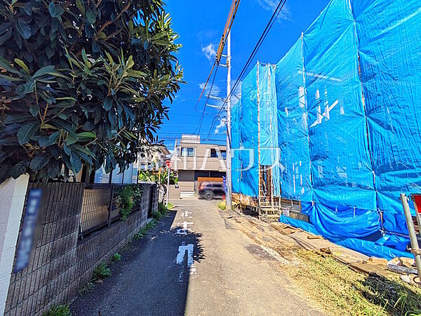 接道状況および現場風景　【小金井市東町1丁目】