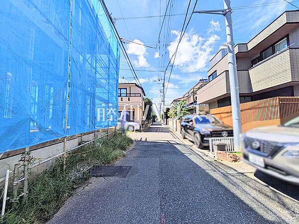 接道状況および現場風景　【小金井市東町1丁目】