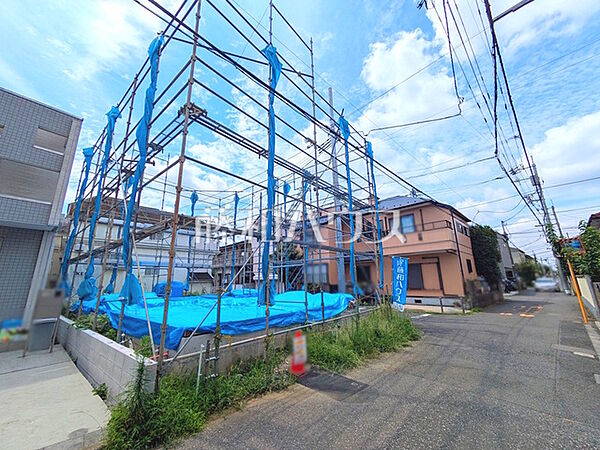 接道状況および現場風景　【小金井市東町1丁目】