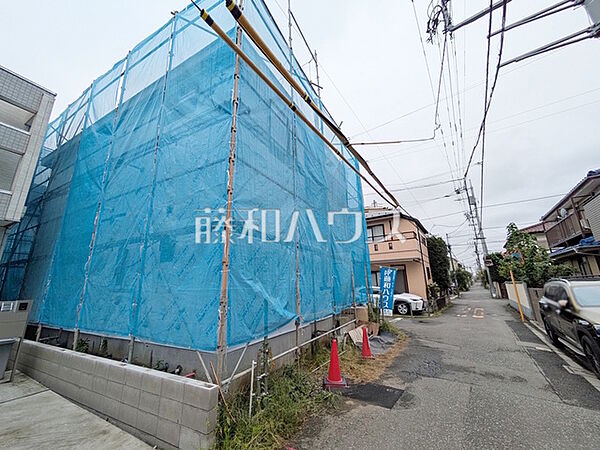 接道状況および現場風景　【小金井市東町1丁目】