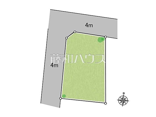 全体区画図　【小金井市東町1丁目】