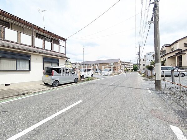 接道状況および現場風景　【所沢市東所沢3丁目】