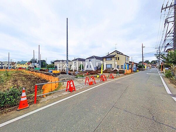 接道状況および現場風景　【立川市砂川町4丁目】