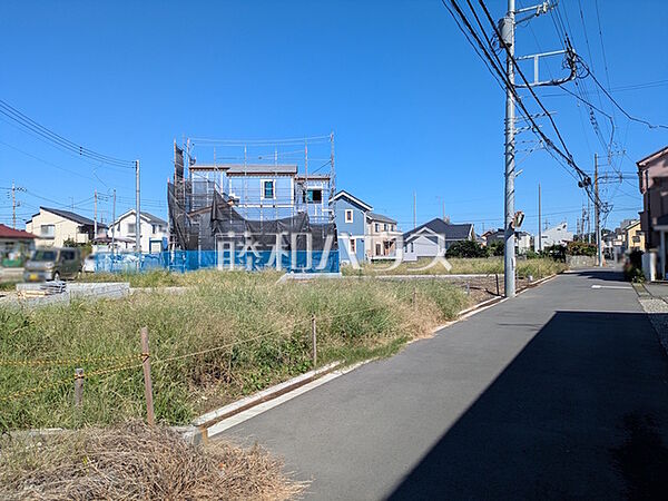 接道状況および現場風景　【立川市砂川町4丁目】