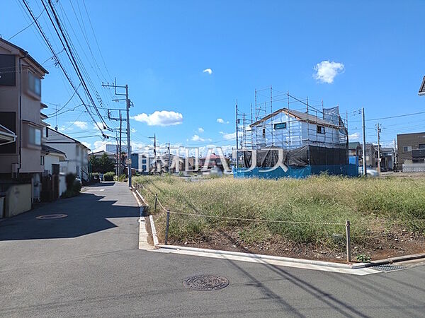 接道状況および現場風景　【立川市砂川町4丁目】