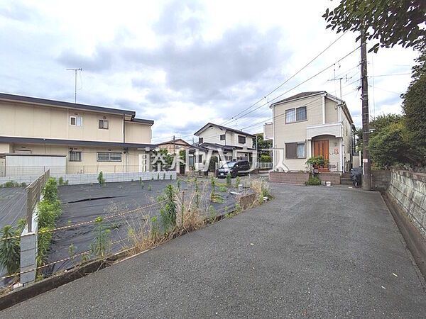 接道状況および現場風景　【日野市東豊田1丁目】