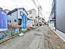 外観：接道状況および現場風景　【和光市白子2丁目】