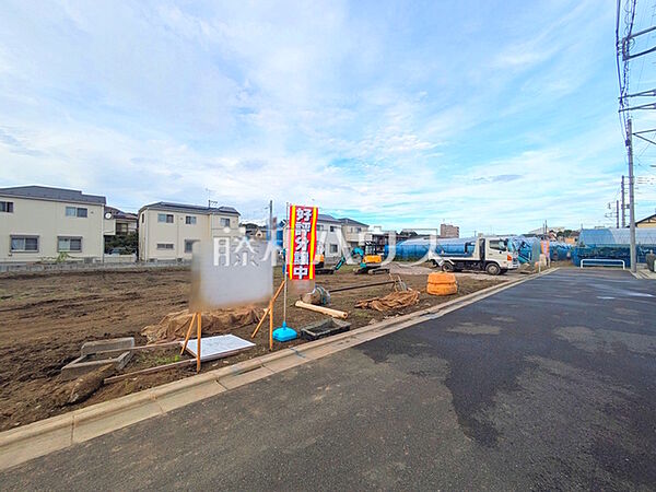 ≪現地外観≫全区画110平米以上のゆとりある広さでご用意！【府中市日新町2丁目】
