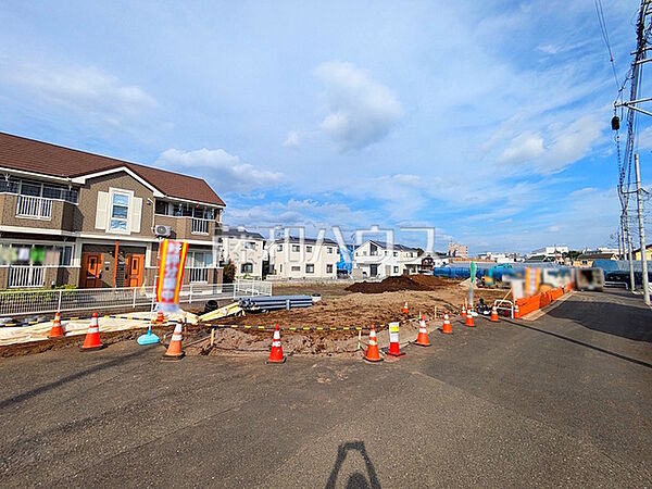 接道状況および現場風景　【府中市日新町2丁目】