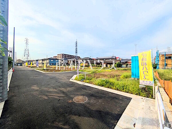 接道状況および現場風景　【府中市白糸台4丁目】