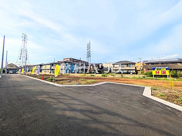接道状況および現場風景　【府中市白糸台4丁目】