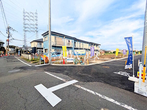 接道状況および現場風景　【府中市白糸台4丁目】