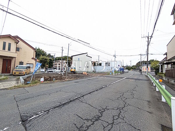 接道状況および現場風景　【八王子市下柚木】