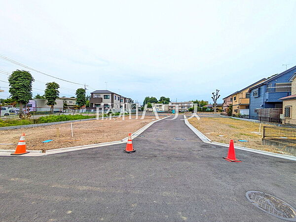 接道状況および現場風景　【昭島市宮沢町2丁目】