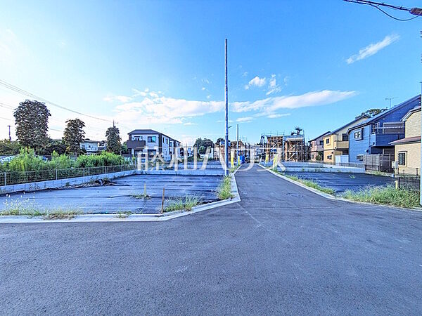 接道状況および現場風景　【昭島市宮沢町2丁目】