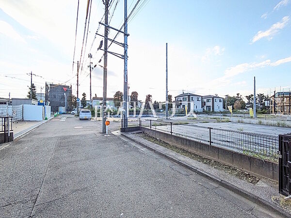 接道状況および現場風景　【昭島市宮沢町2丁目】