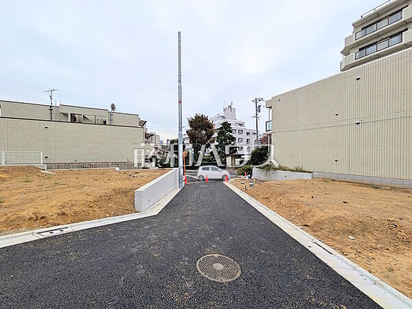 接道状況および現場風景　【練馬区早宮4丁目】