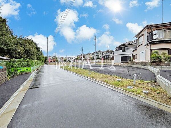 接道状況および現場風景　【八王子市楢原町】