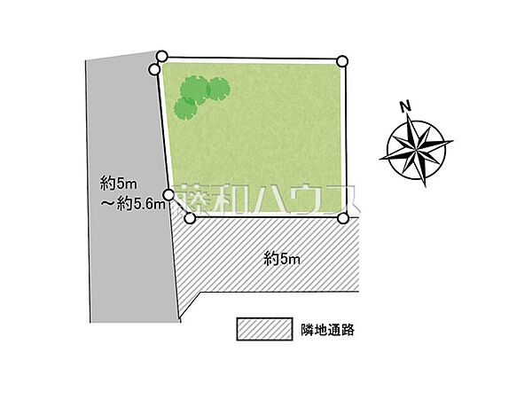 全体区画図　【小平市小川町1丁目】