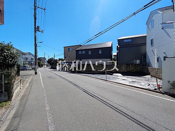 接道状況および現場風景　【練馬区石神井台4丁目】