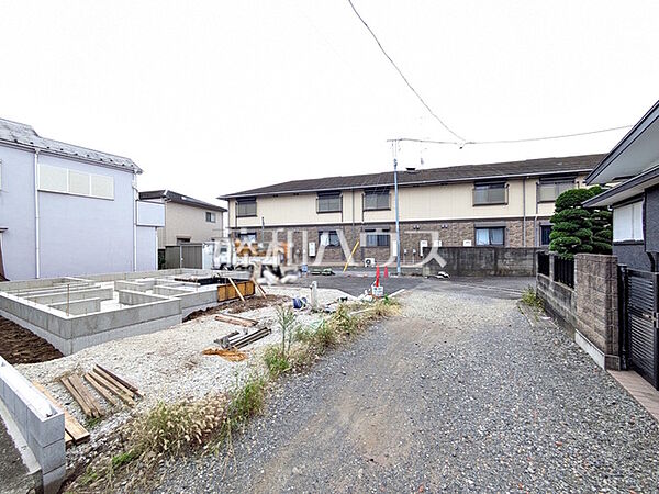 接道状況および現場風景　【武蔵村山市残堀2丁目】