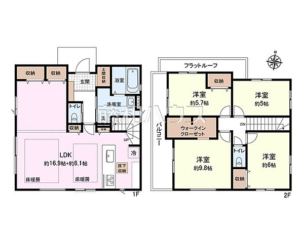 間取りを拡大表示
