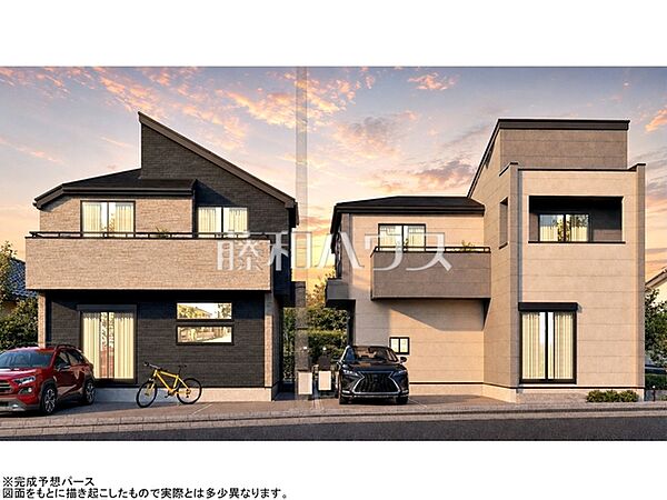 45号棟　完成予想図（外観）　【東村山市恩多町5丁目】
