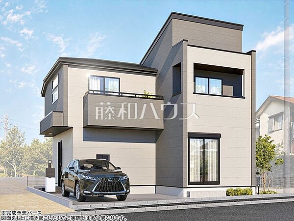 45号棟　完成予想図（外観）　【東村山市恩多町5丁目】