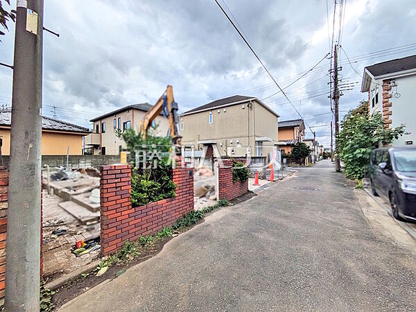 接道状況および現場風景　【小金井市緑町3丁目】