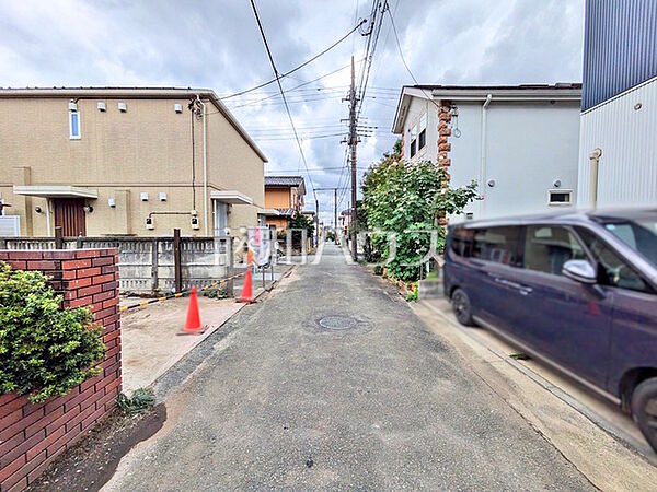 接道状況および現場風景　【小金井市緑町3丁目】