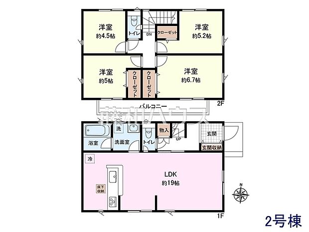 2号棟 間取図 【小金井市貫井南町5丁目】
