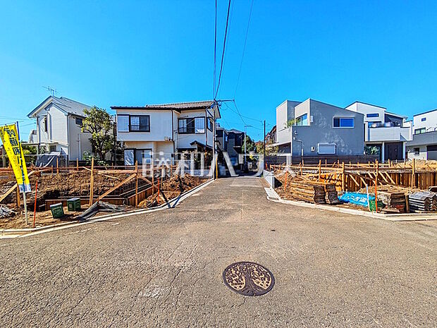 接道状況および現場風景 【小金井市貫井南町5丁目】
