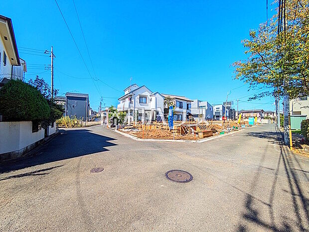 接道状況および現場風景 【小金井市貫井南町5丁目】
