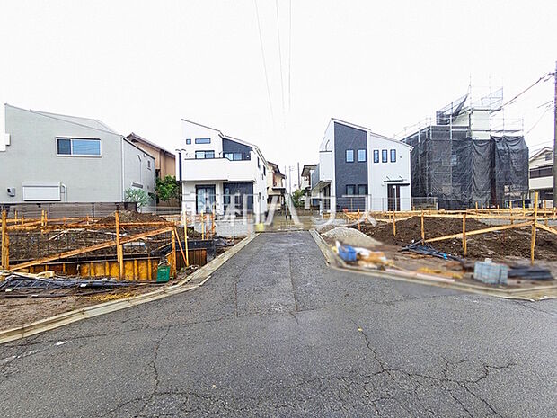 接道状況および現場風景 【小金井市貫井南町5丁目】