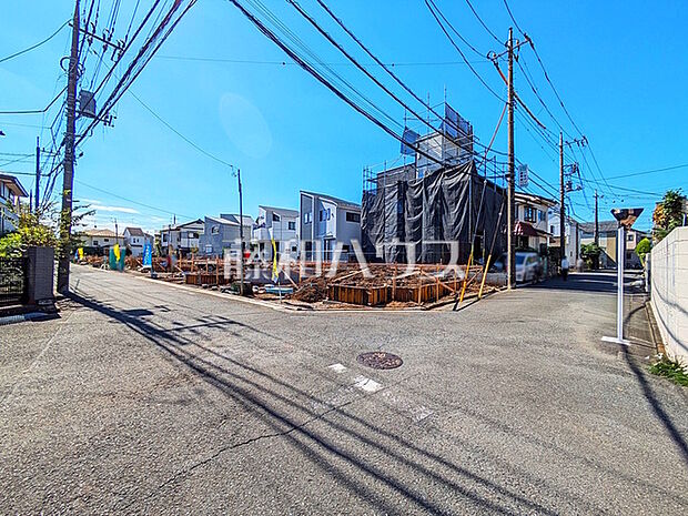 接道状況および現場風景 【小金井市貫井南町5丁目】