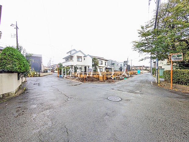 接道状況および現場風景 【小金井市貫井南町5丁目】