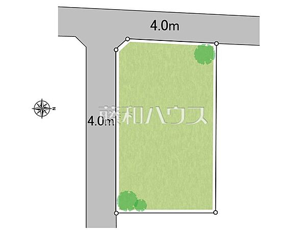 区画図　【練馬区南田中4丁目】
